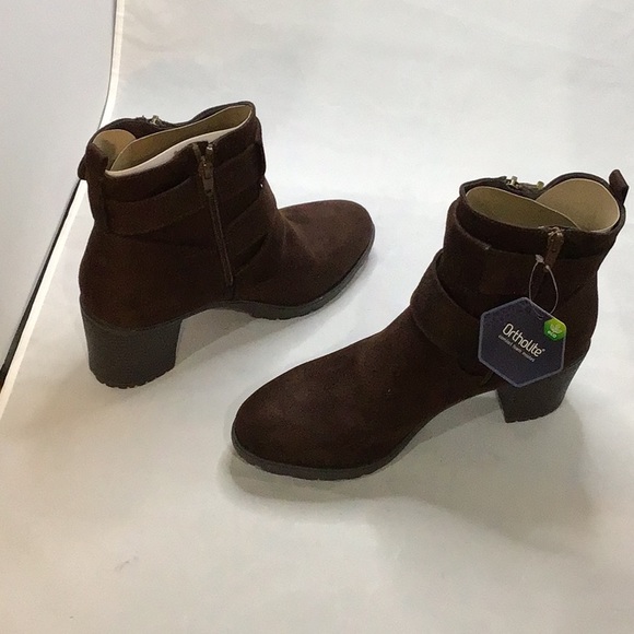Sonoma Rottweiler Faux Suede Ortholite Ankle Boots - Picture 6 of 9